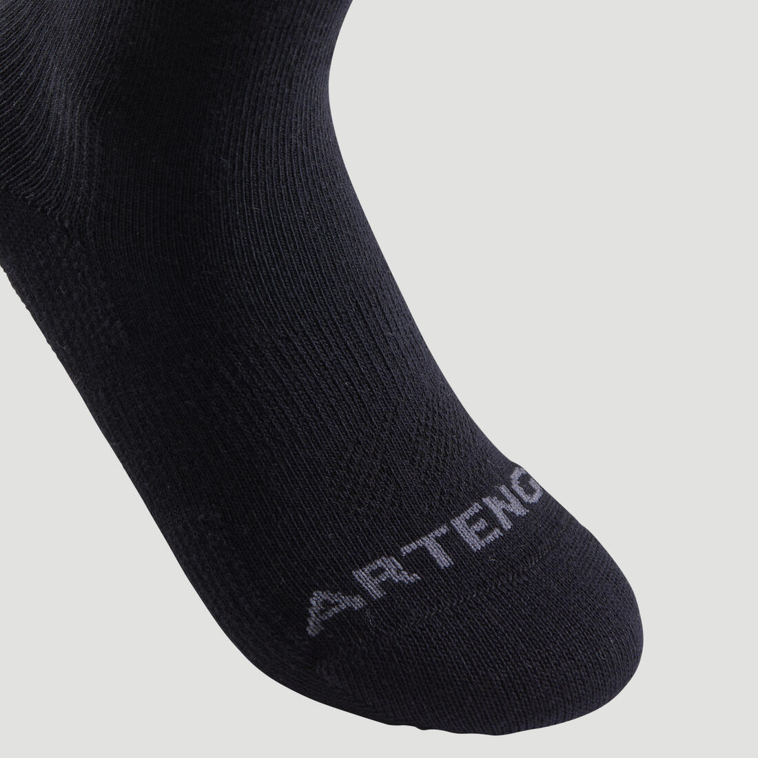 CHAUSSETTES DE SPORT ENFANT HAUTES ARTENGO RS 160 BLANC MARINE BLANC LOT DE 3