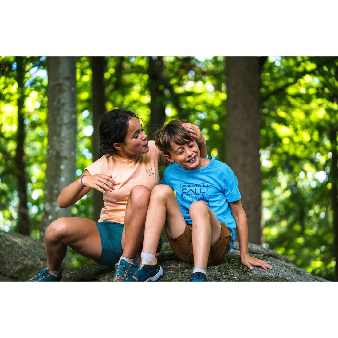 T-shirt de randonnée enfant 7-15 ans, NH100