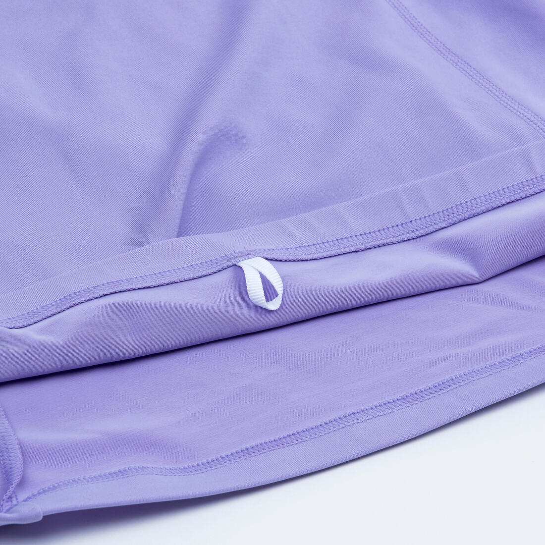 Tee shirt anti uv manches longues fille - 500 orchid