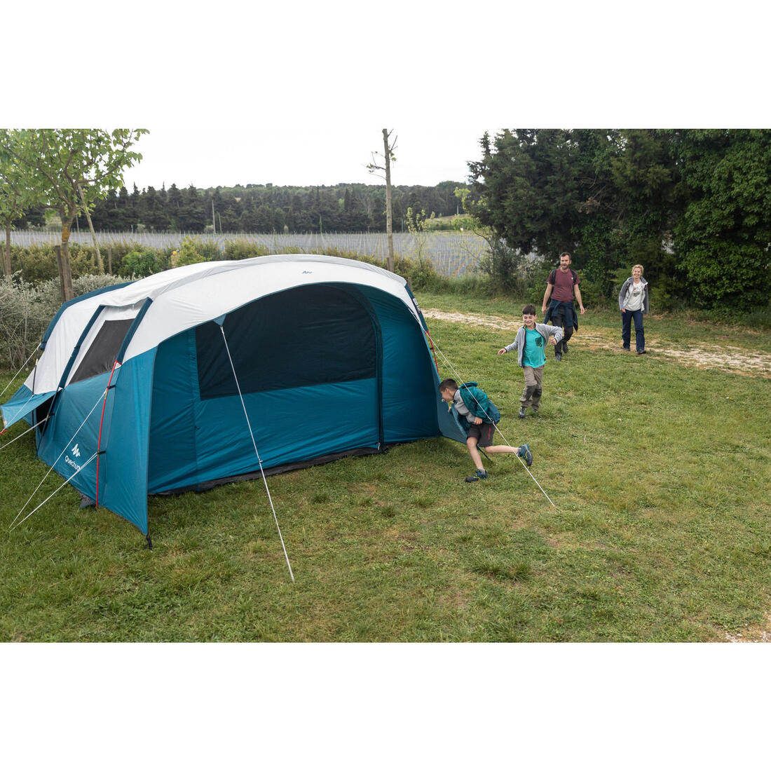 Tente à arceaux de camping - Arpenaz 5.2 F&B - 5 Places - 2 Chambres