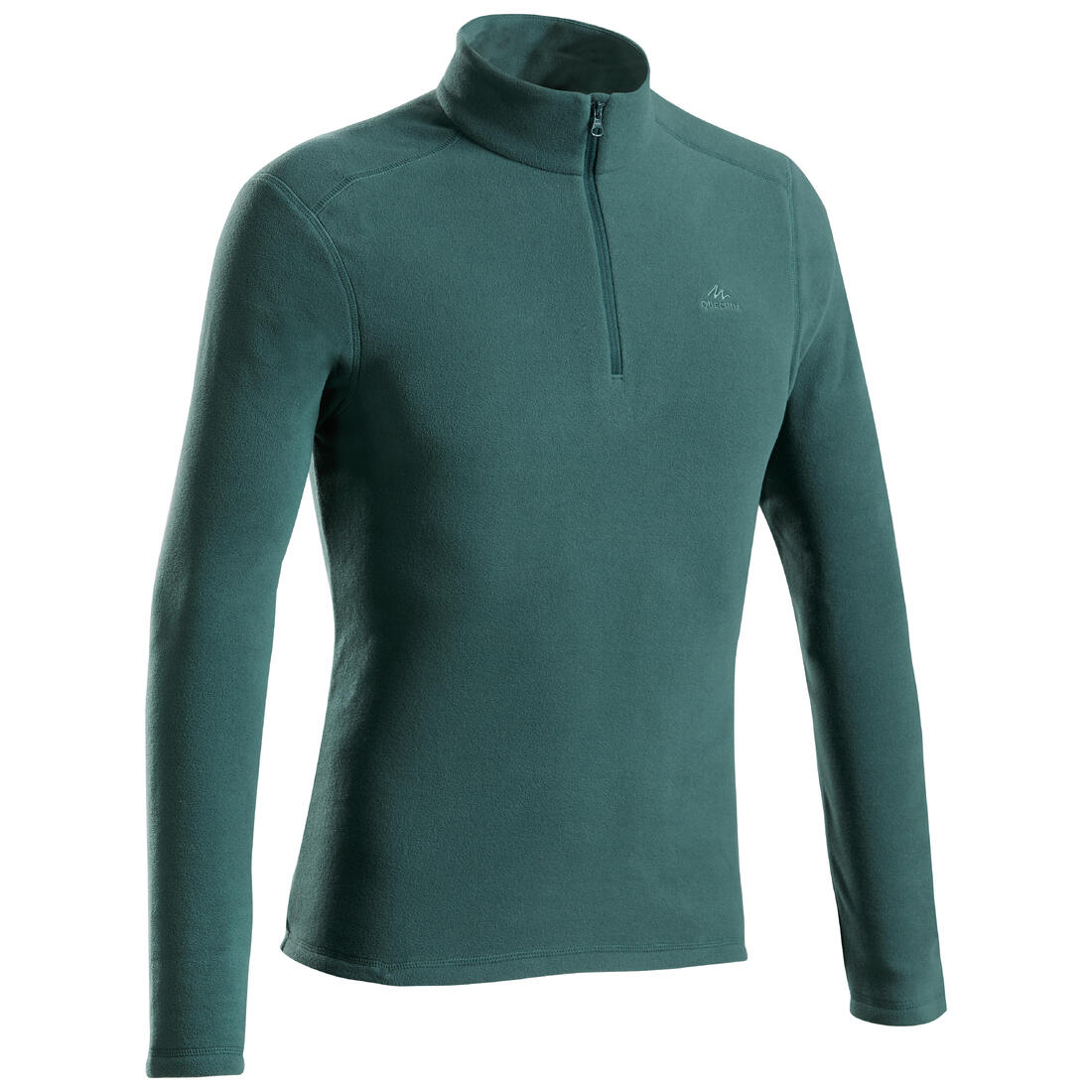 Polaire de randonnée montagne homme, MH100 demi zip