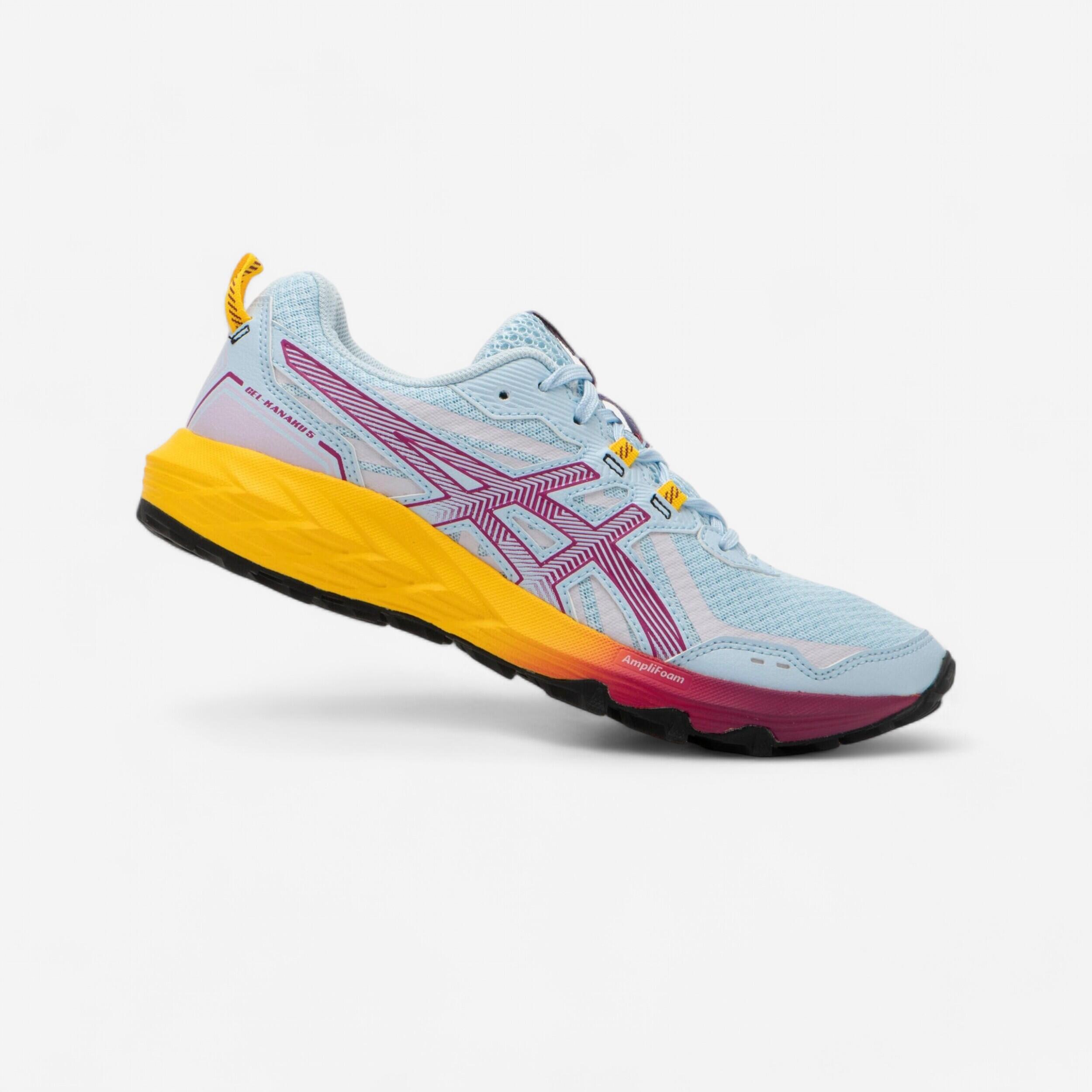CHAUSSURES DE TRAIL RUNNING FEMME ASICS - GEL-KANAKU 5 BLEU VERT