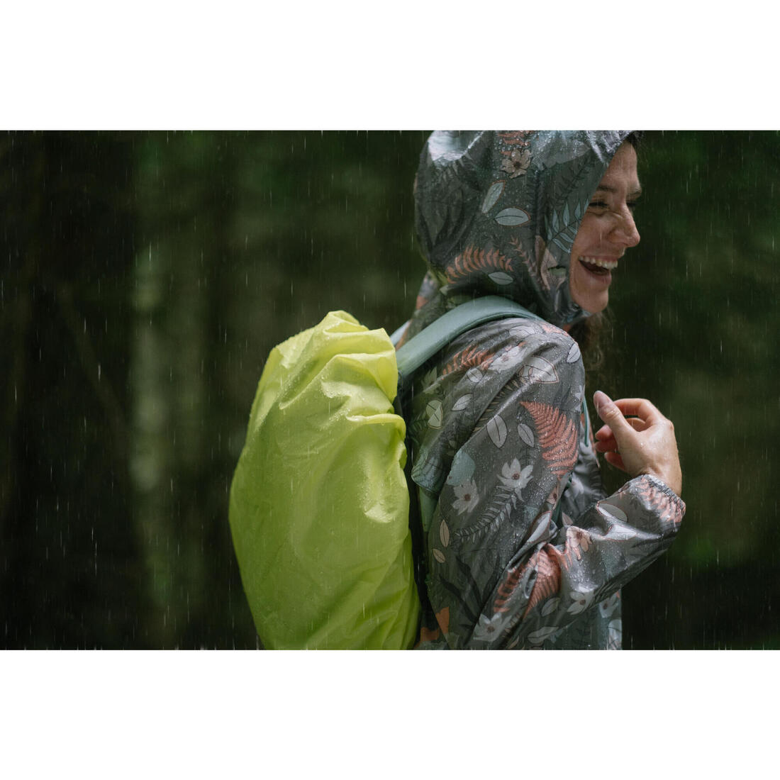 Housse de pluie pour sac à dos de randonnée 10-20L, vert