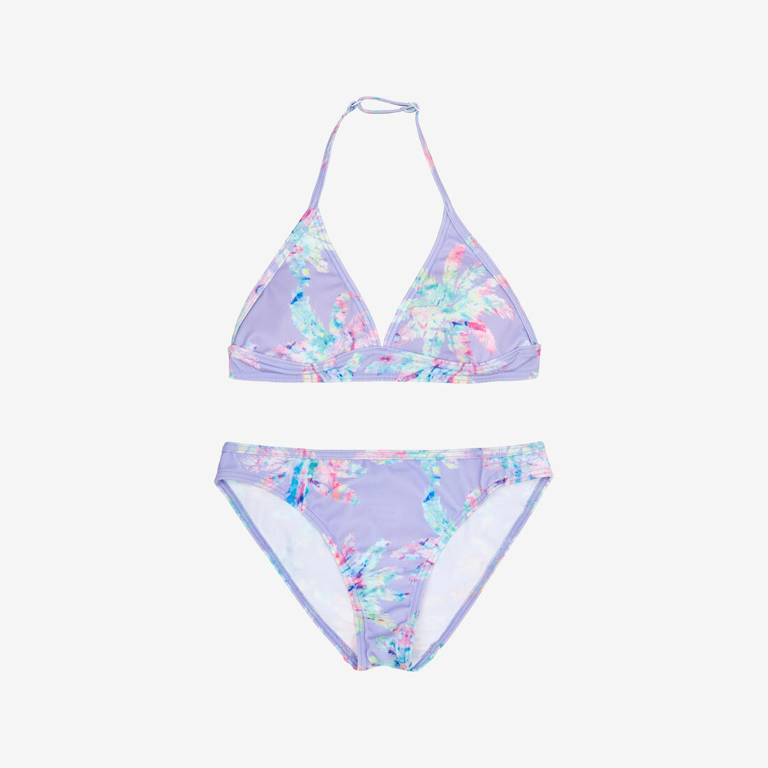 Maillot 2 pièces fleuri surf Fille - Tali