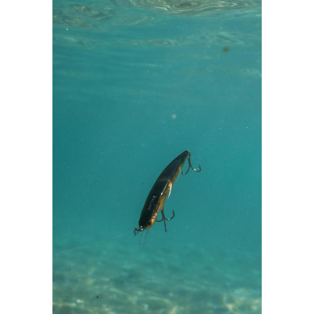 Poisson nageur SAXTON 140F Blue mack au leurre en mer