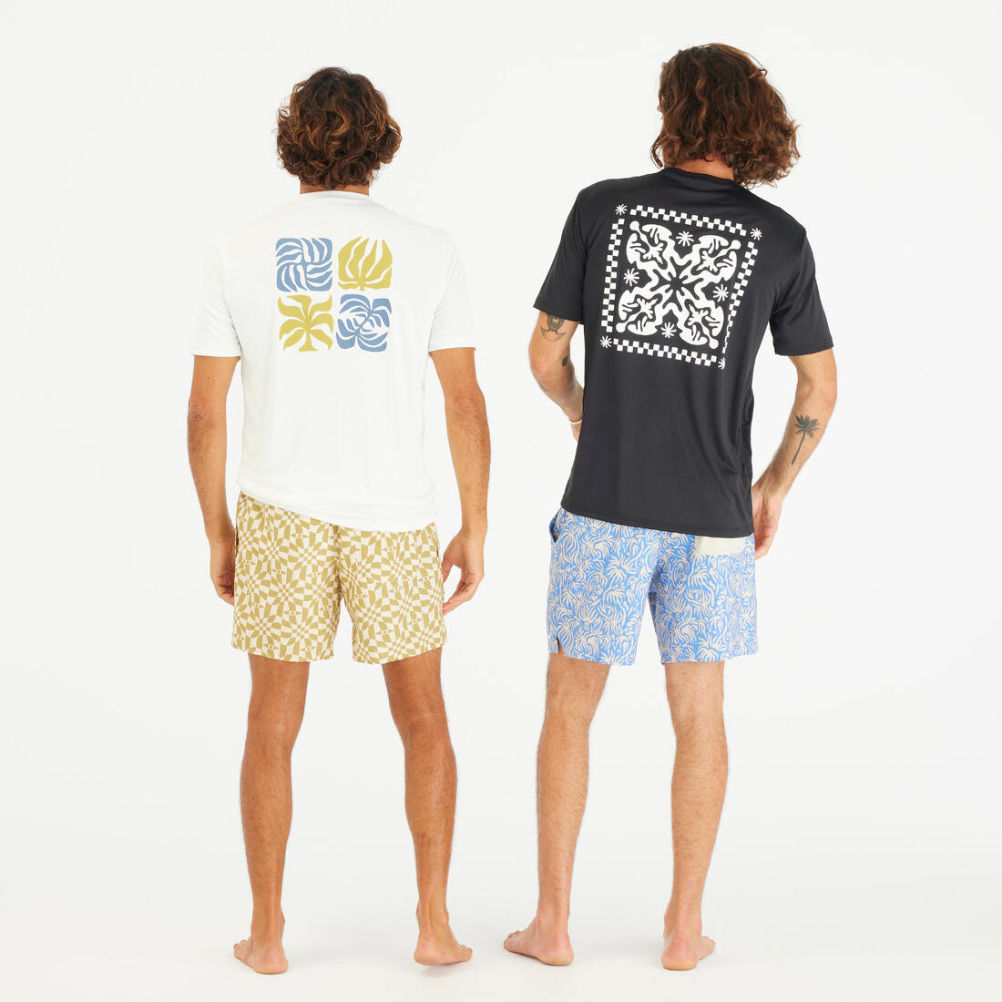 Tee shirt anti uv manches courtes homme - print