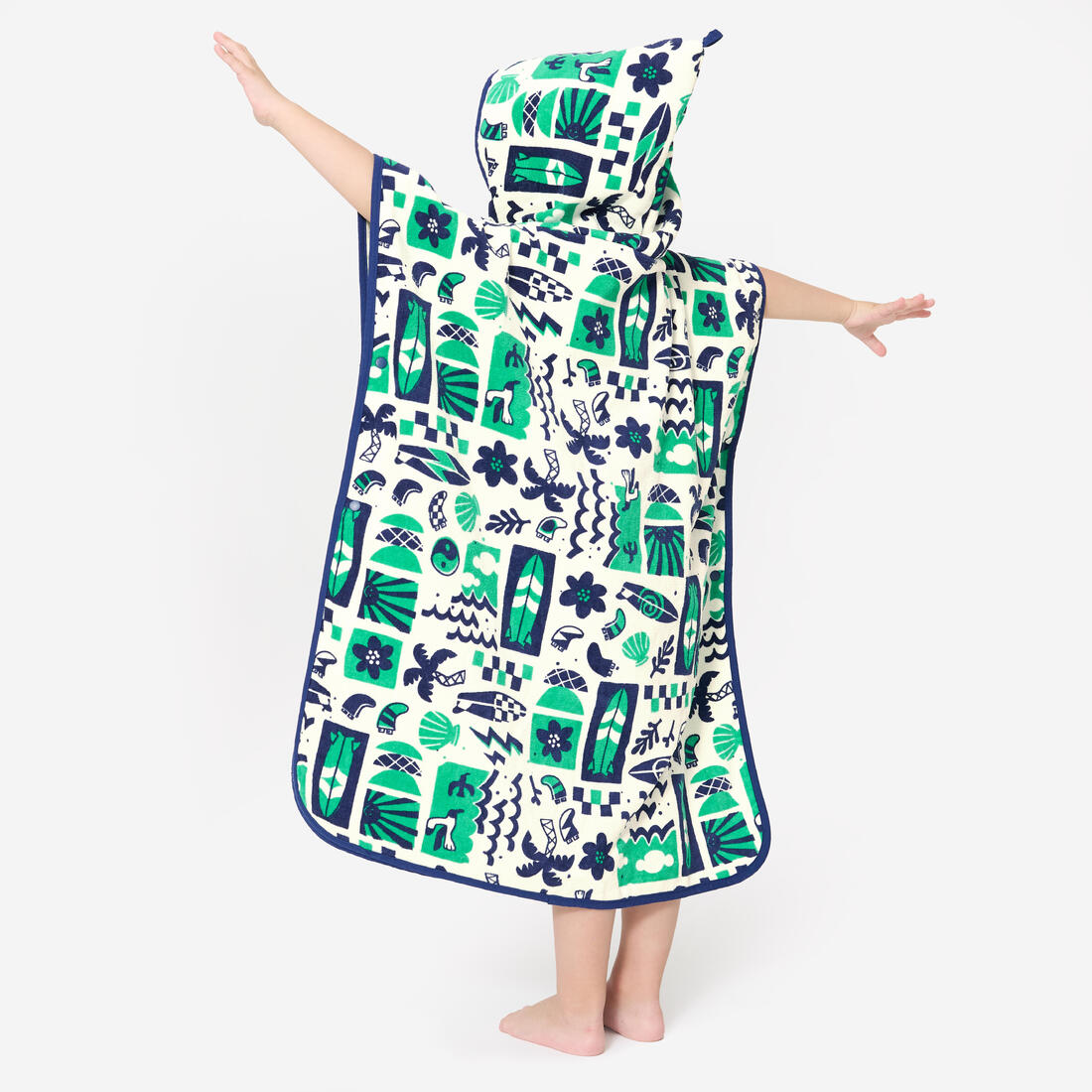 Poncho surf 500 junior (110 à 135 cm) surfy