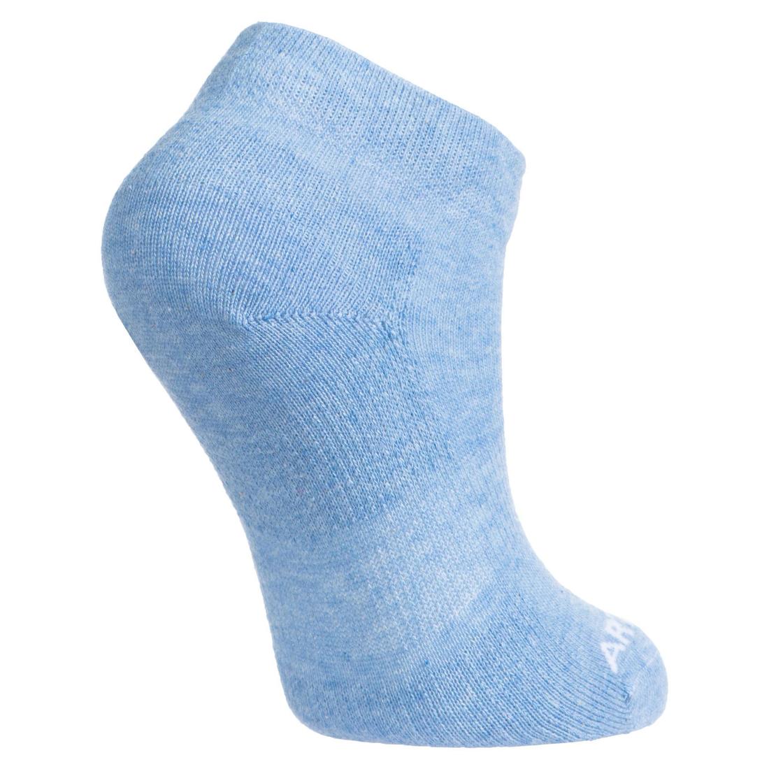 CHAUSSETTES DE SPORT ENFANT MI-HAUTES RS 160 MARINE LOT DE 3