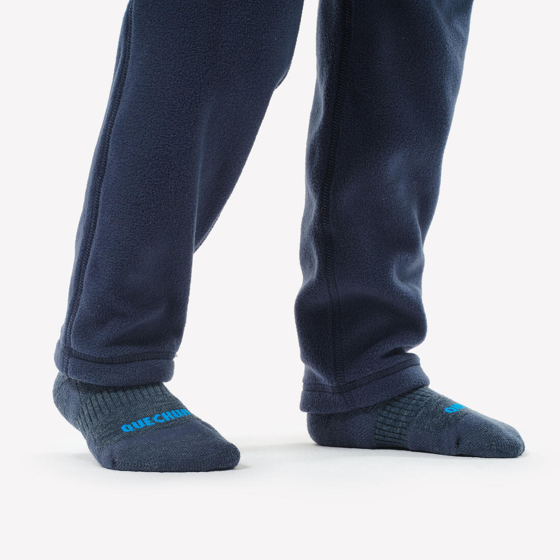 Pantalon polaire de randonnée enfant 2-6 ans, MH100 bleu marine
