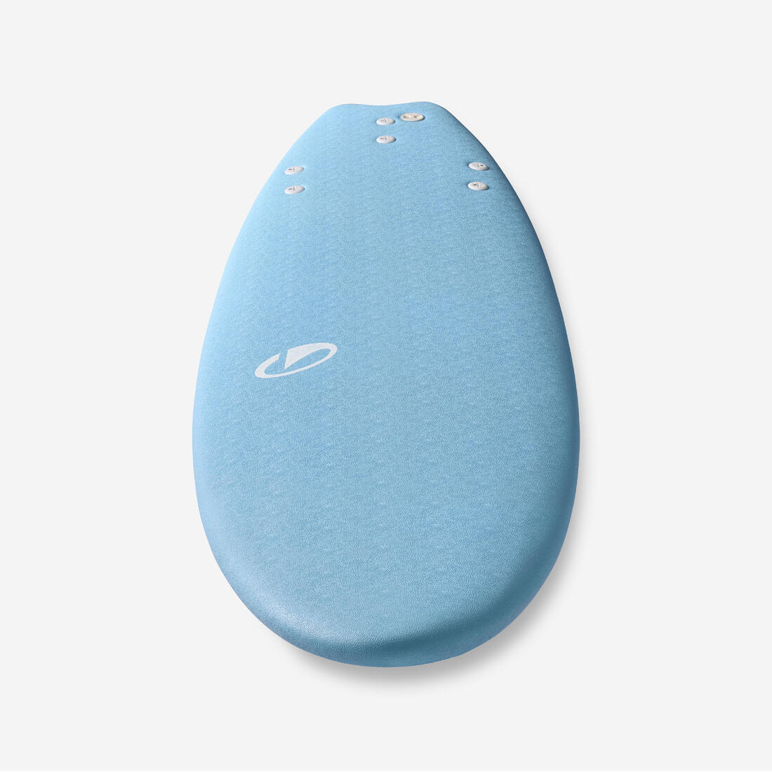 Planche de surf en mousse 6' swallow tail 49L - bleu ciel