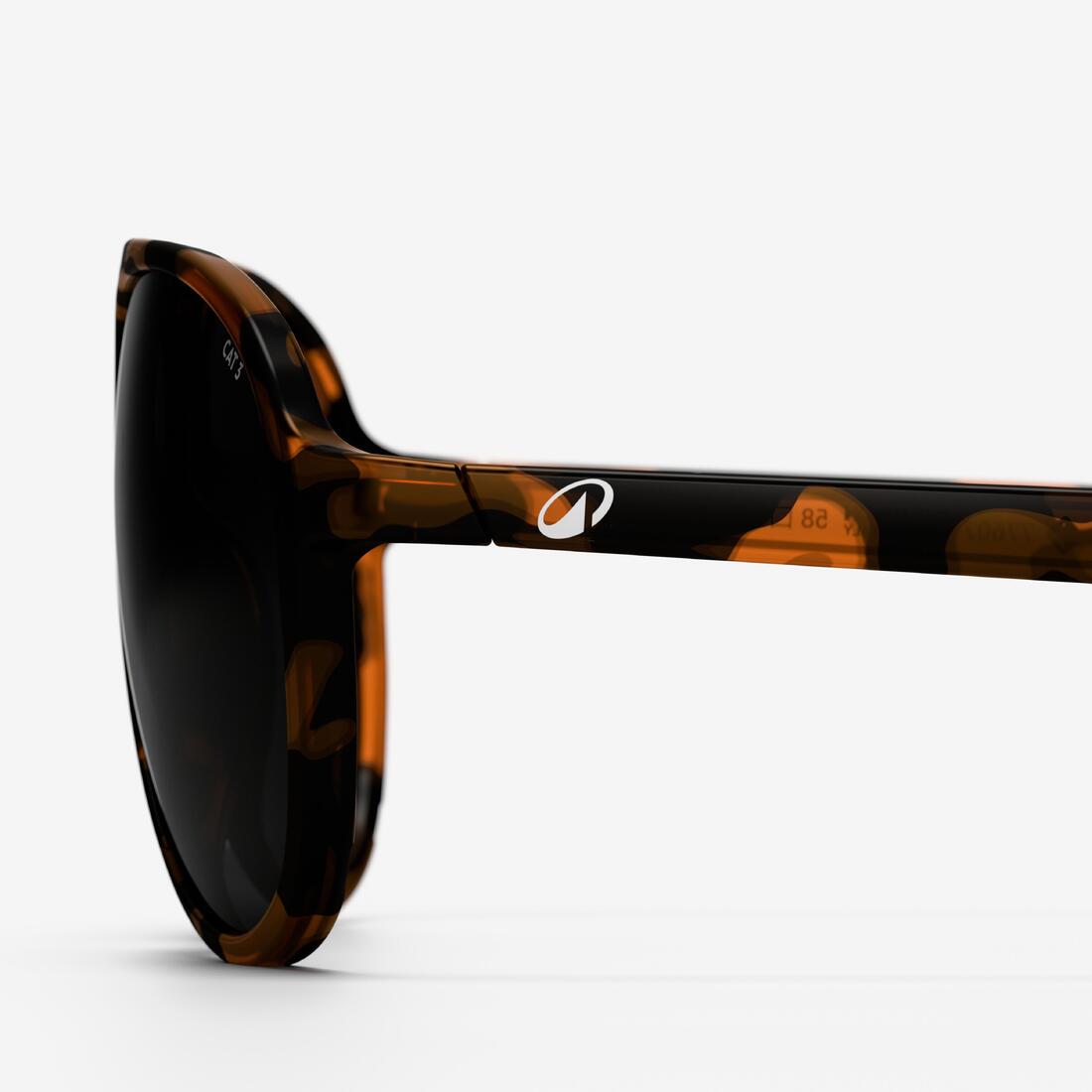 Lunettes de soleil randonnée - MH120A - adulte - catégorie 3 noires