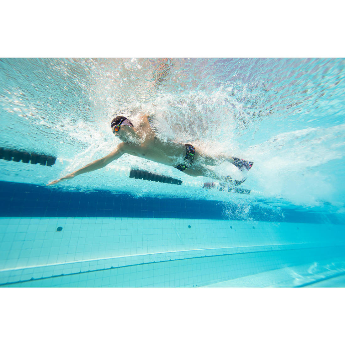 Lunettes de natation Taille Unique - Bfast noir miroir orange fire