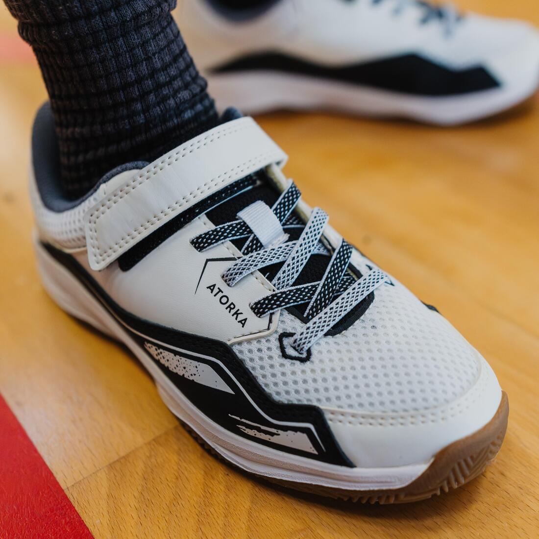 Chaussures de handball Enfant avec scratch - H100