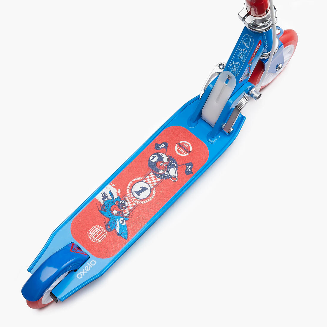 Trottinette enfant play 5 avec frein - Blanche Violette