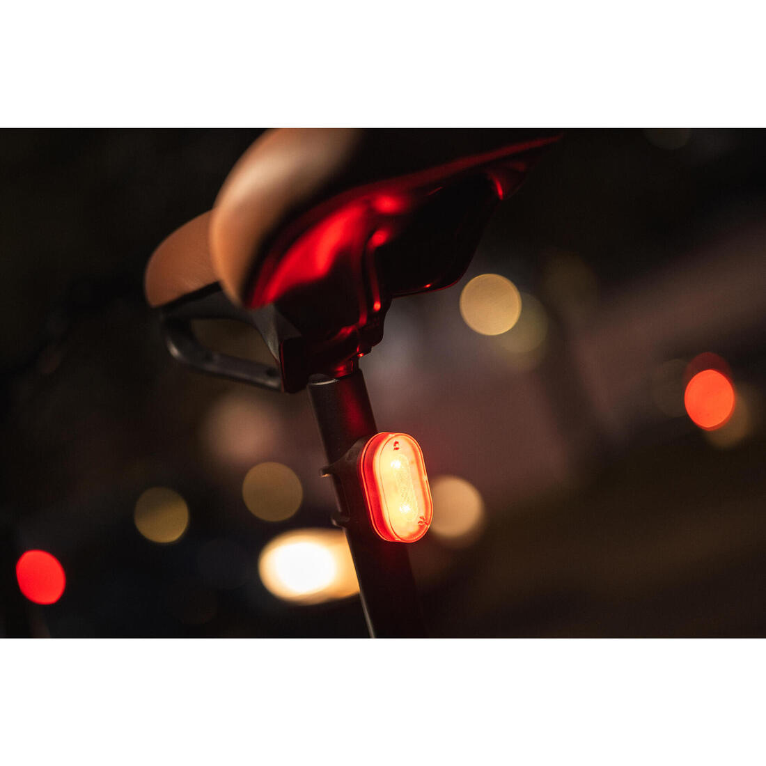 2 ECLAIRAGES VELO SL510 AVANT/ARRIERE NOIR USB CLIP