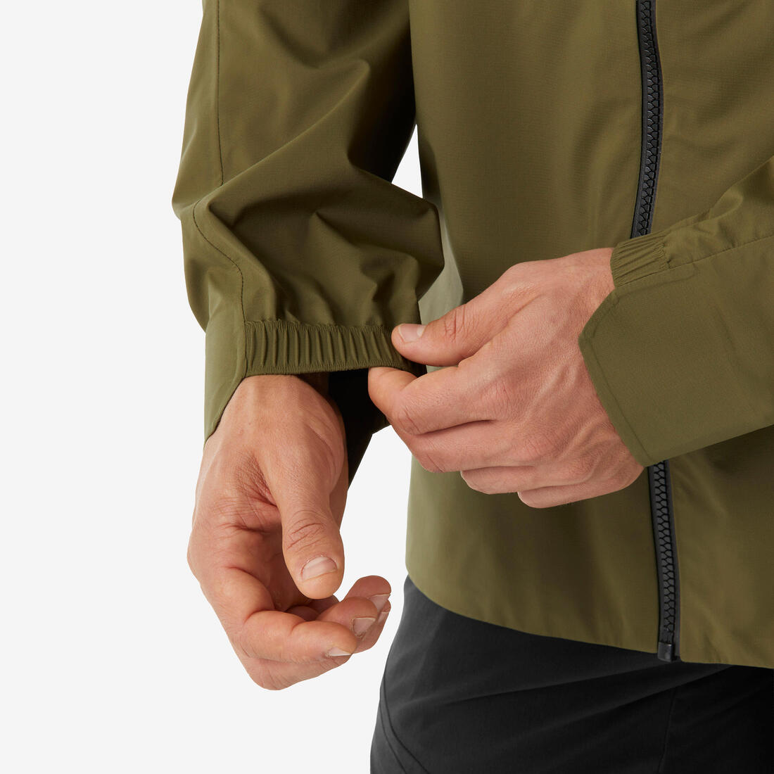 Veste légère et imperméable de randonnée homme, MH500 Light