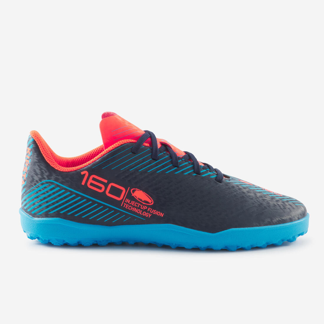 CHAUSSURES DE FOOTBALL ENFANT A LACETS 160 JR TURF .TF