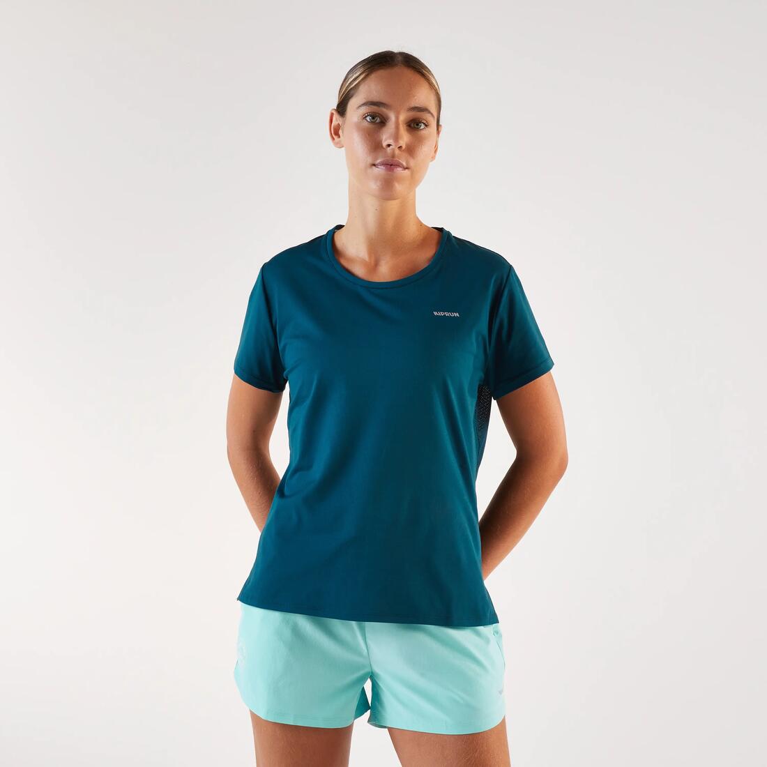 T-shirt running respirant femme - kiprun run 500 dry