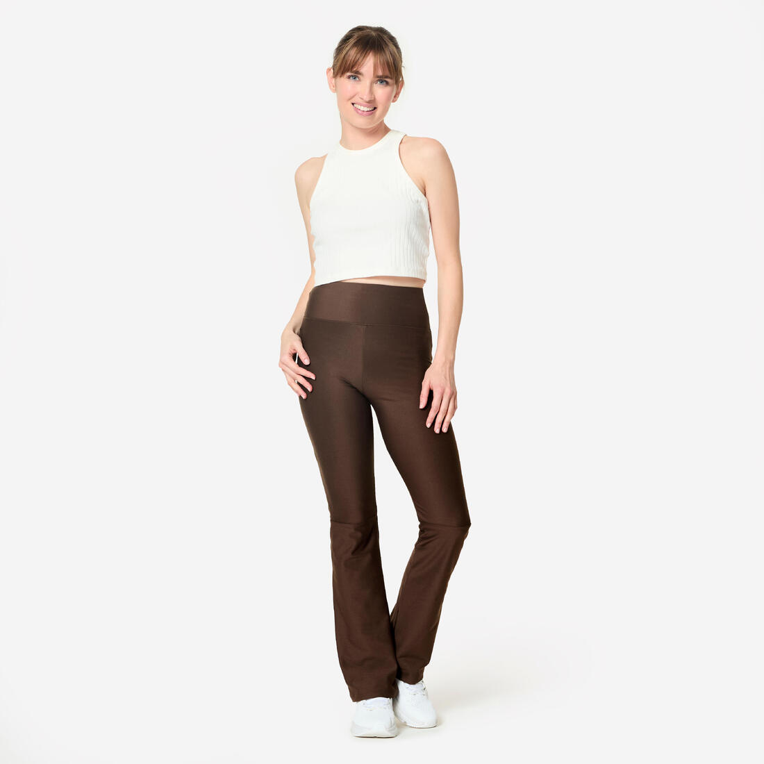 Legging de sport droit et extensible femme