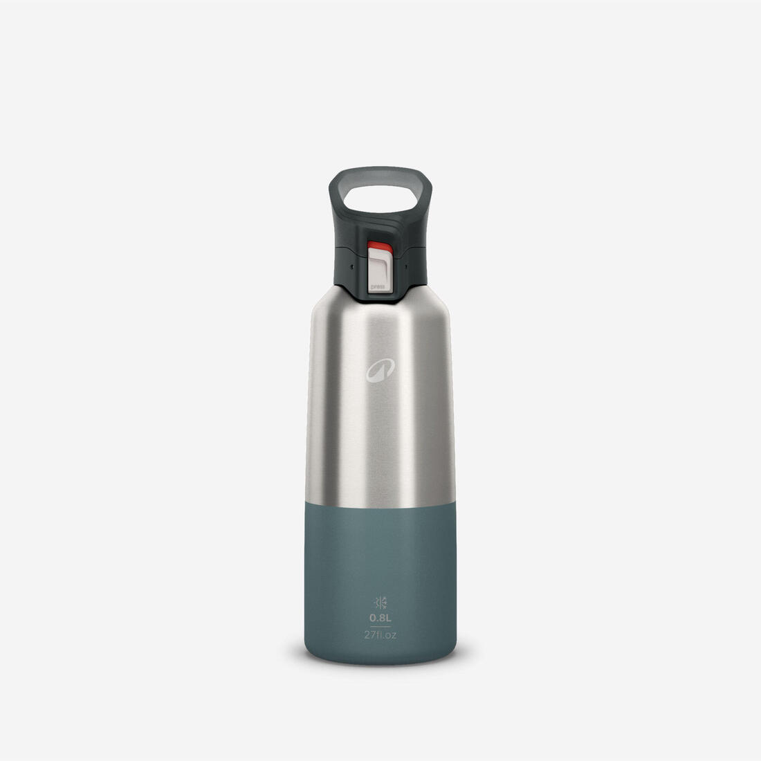 Gourde 900 isotherme inox 0,8L bouchon à ouverture rapide pour la randonnée