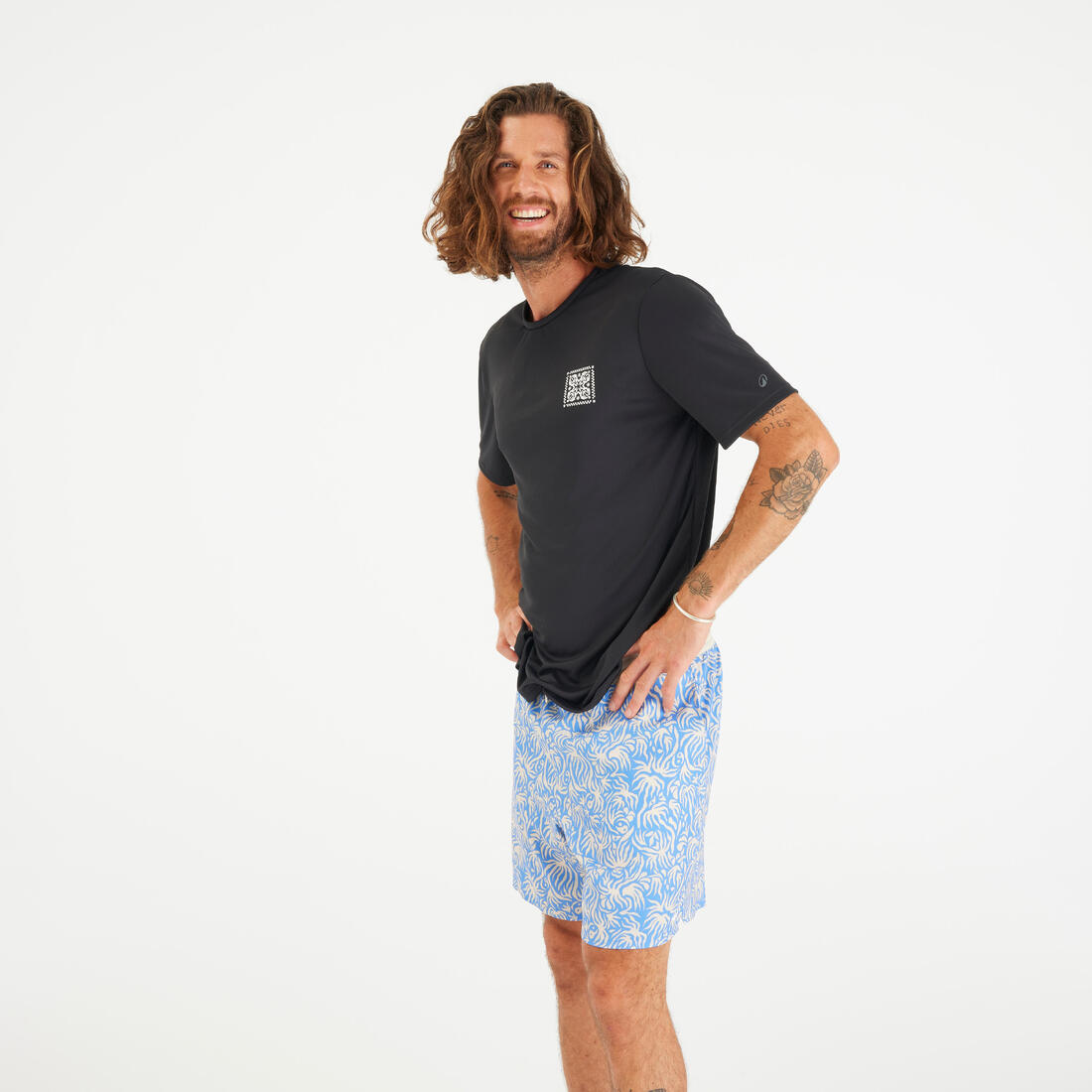 Tee shirt anti uv manches courtes Homme - Print