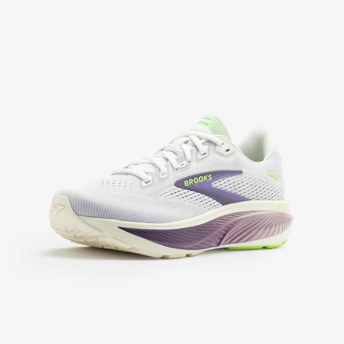 Chaussure de running femme Brooks Ghost 18 blanc violet