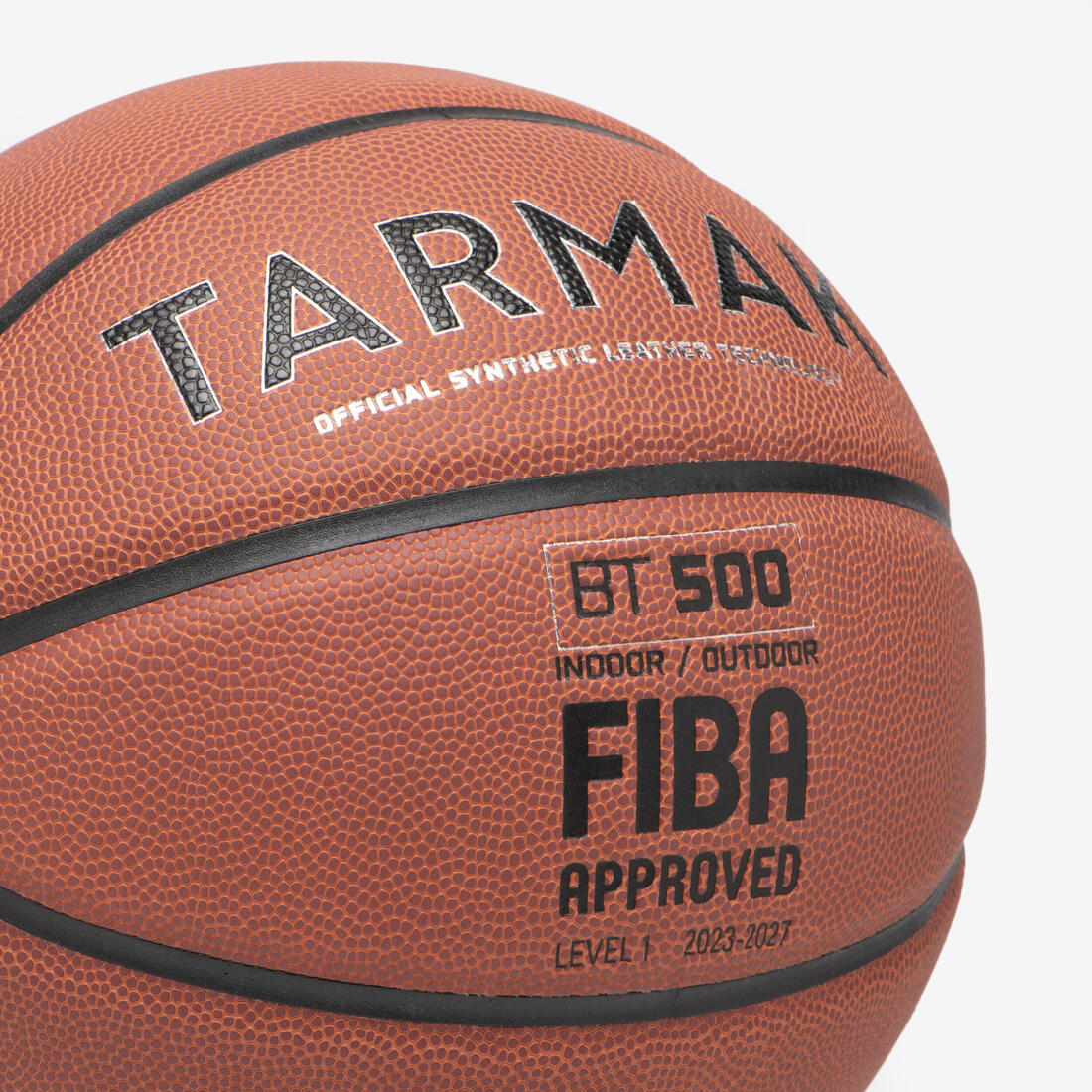 Ballon de basketball taille 7 - bt500 fiba