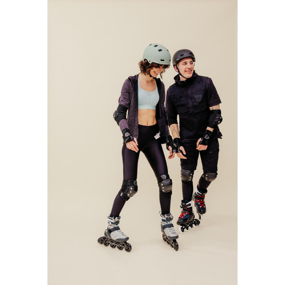 Roller fitness adulte fit500 ice grey