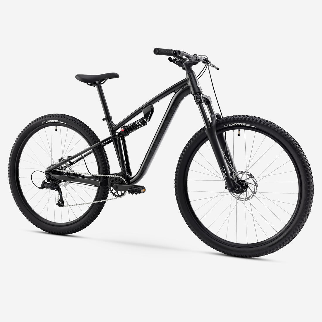 Vélo VTT randonnée tout suspendu 29" cadre aluminium, EXPL 100 S