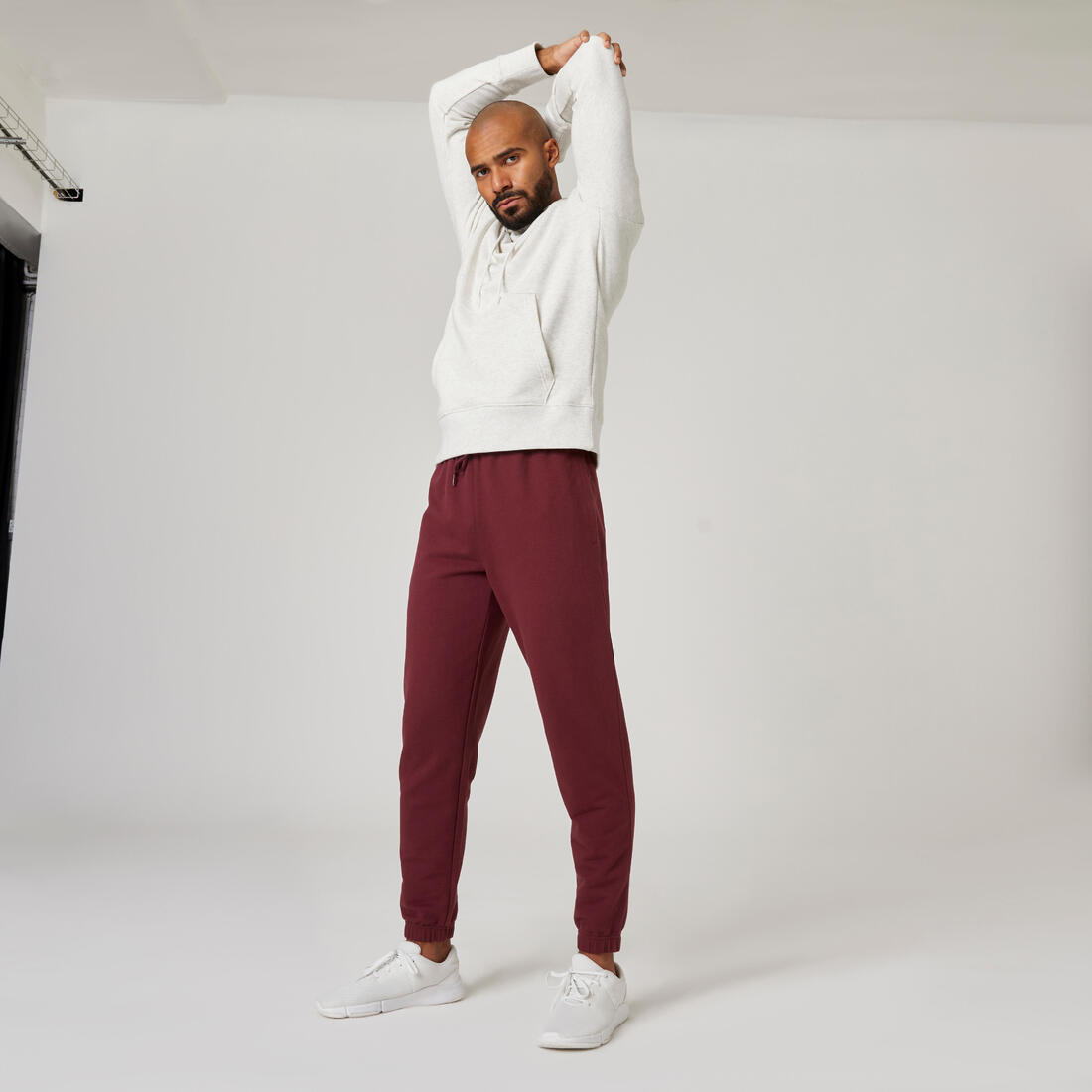 Pantalon jogging fitness regular homme