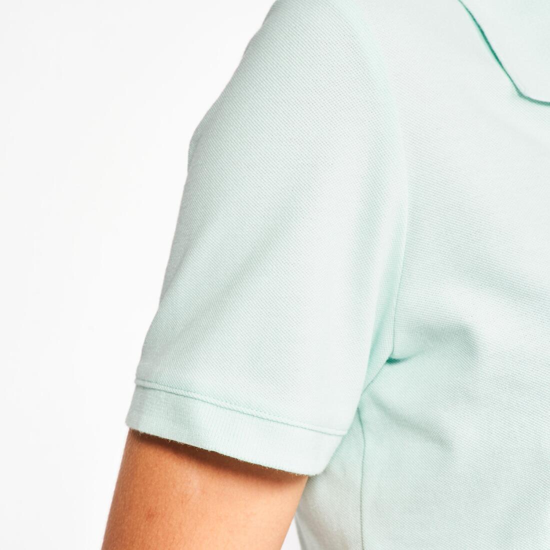 Polo golf en coton polyester manches courtes femme, MW500 beige clair
