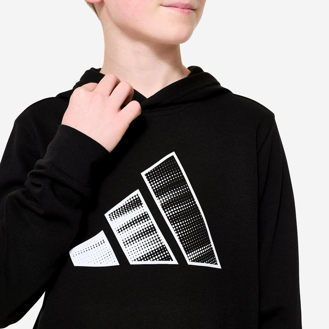 Sweat-shirt à capuche enfant, noir