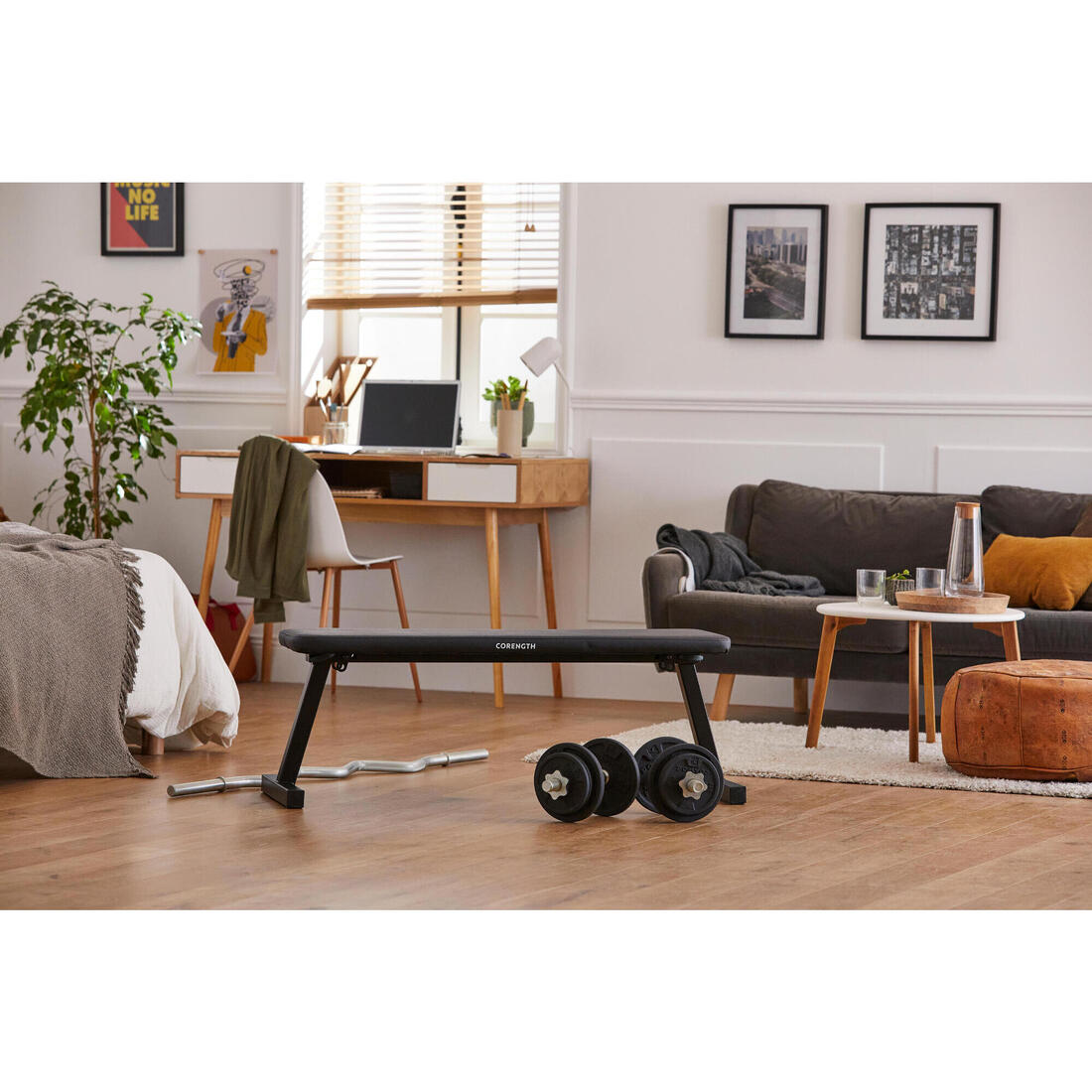 Banc de musculation pliable - bench 100