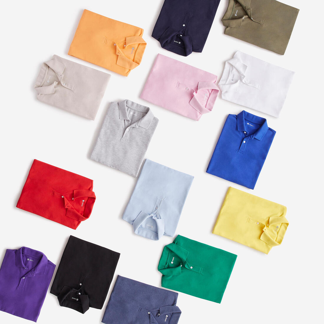 Polo de golf en coton polyester manches courtes homme, MW500
