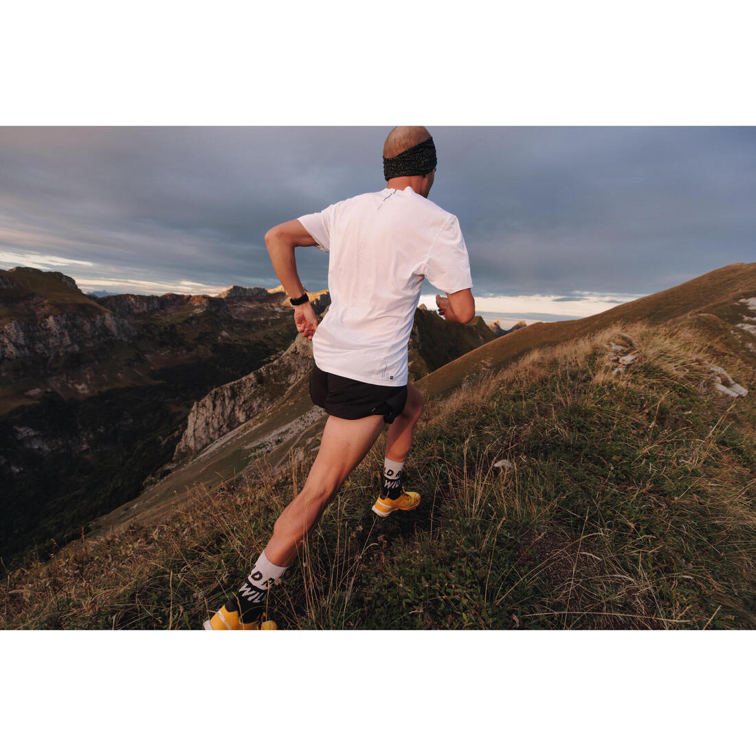 Short de running homme - kiprun run 500 confort split