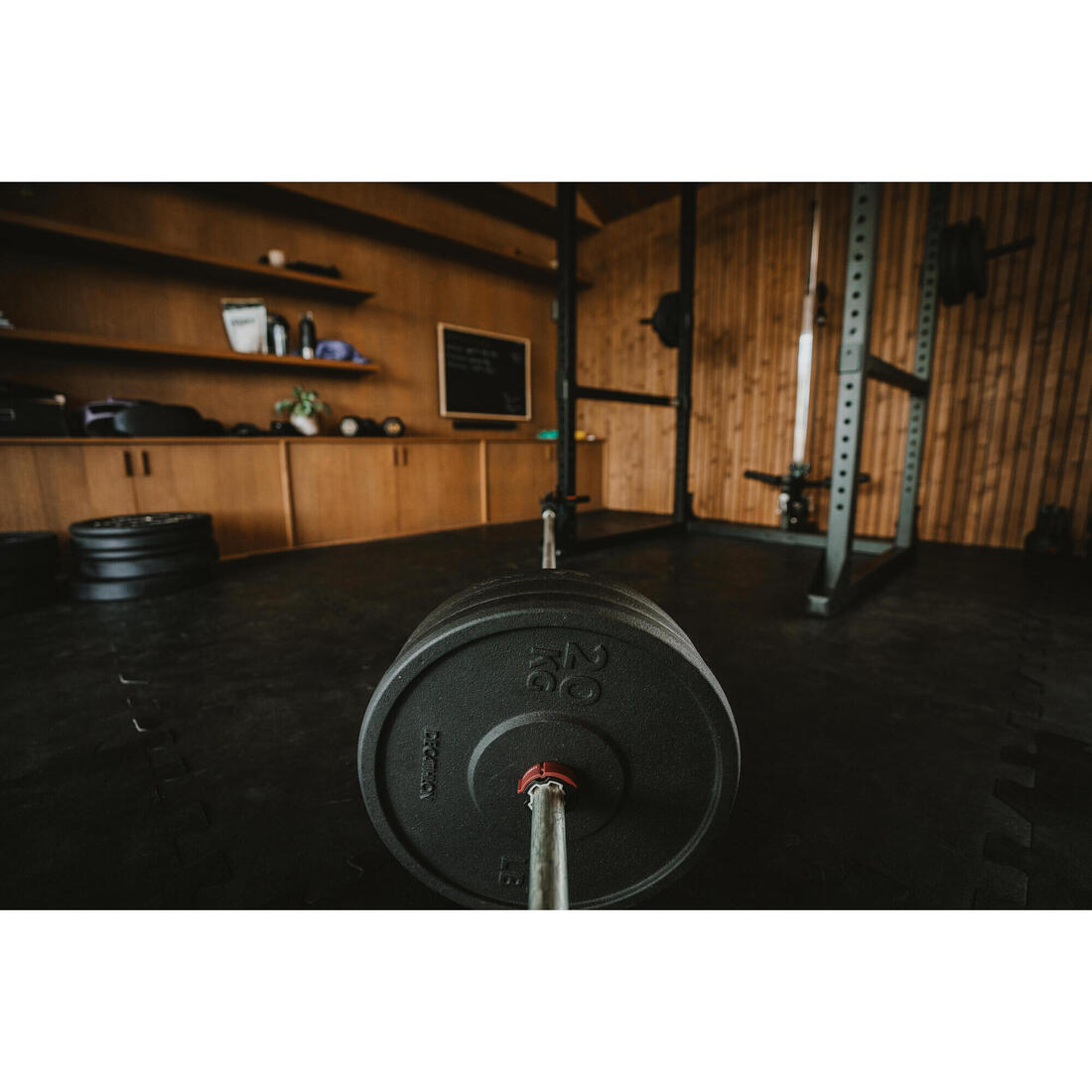 Disque de musculation fonte 20kg 28mm, disque de fonte en partie recyclée