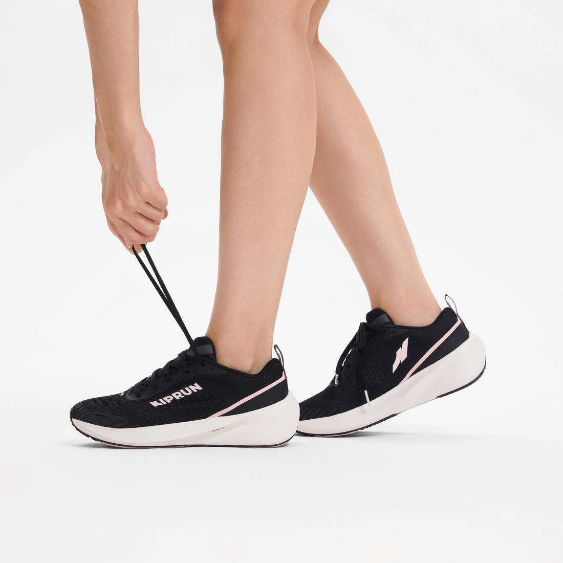 Chaussures de Running Femme, Kiprun Kipcore blanche