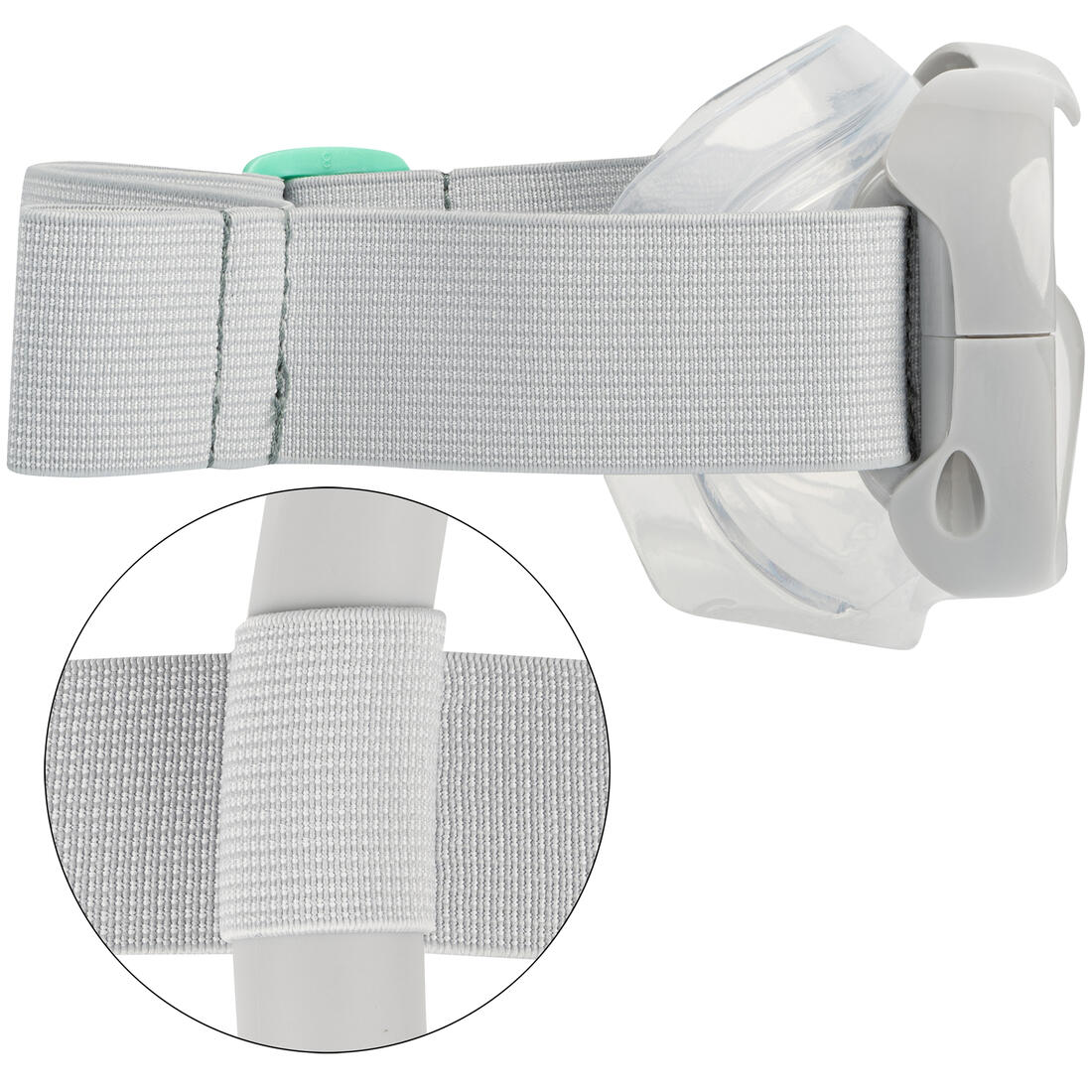 Kit de snorkeling SUBEA Masque Tuba 100 JR Enfant Gris