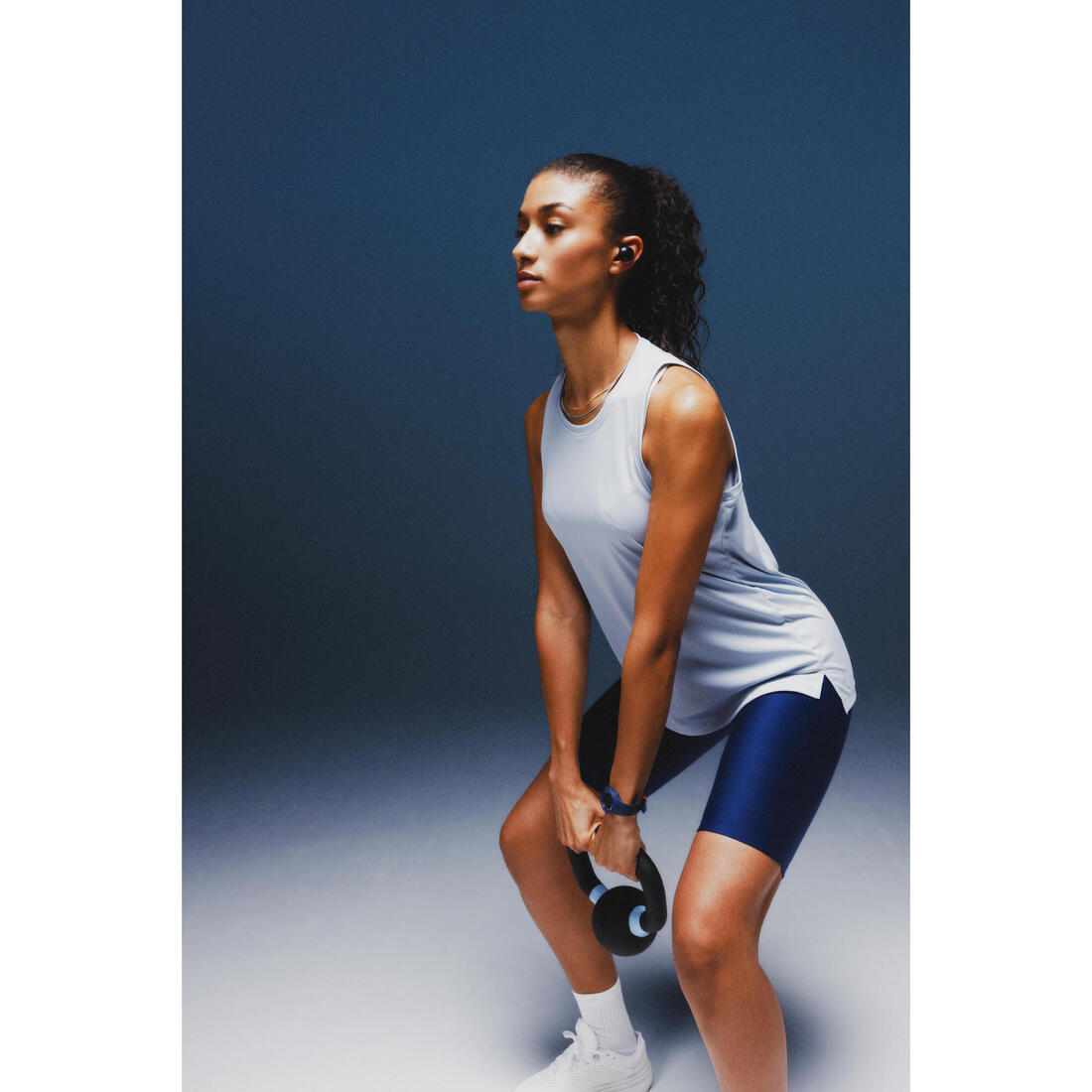 Débardeur de fitness coupe droite femme