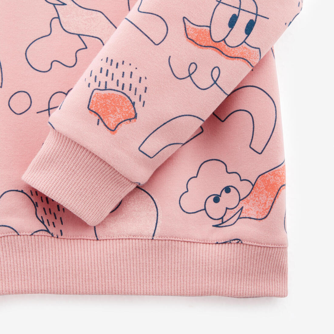 Sweat decat'oons imprimé beige baby gym enfant