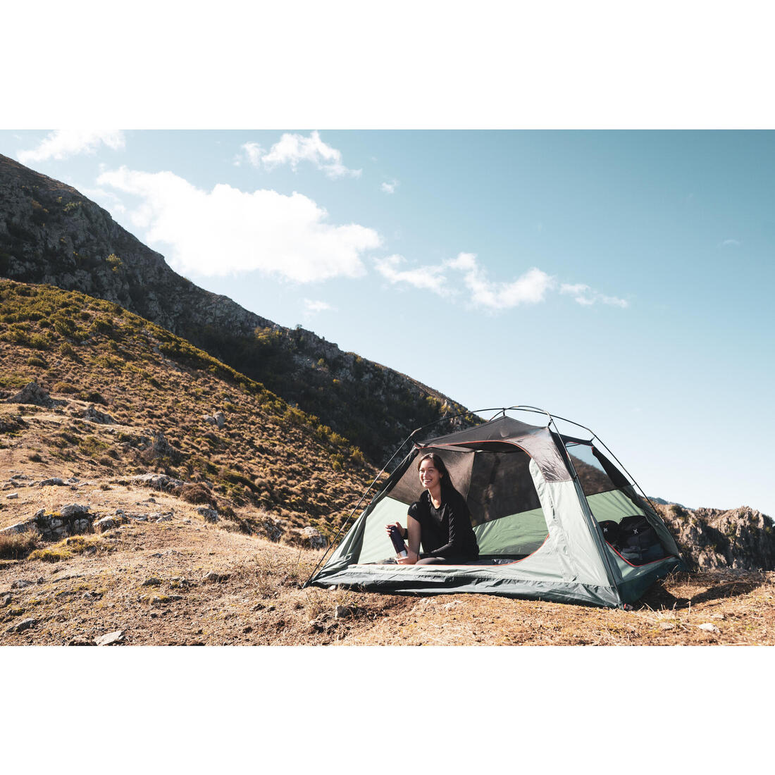 Tente de camping - mh100 ultra fresh - 3 places