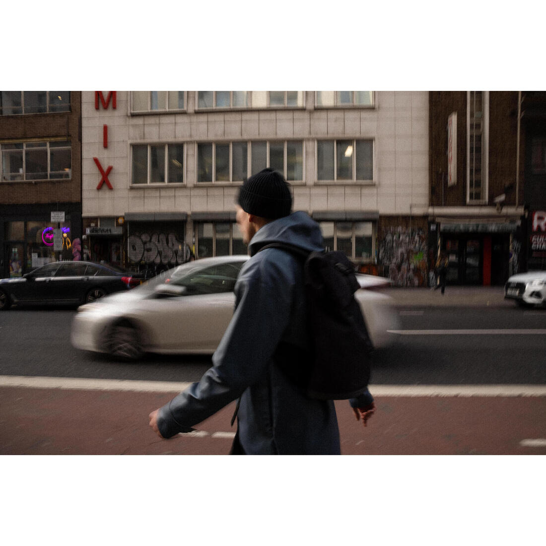 Parka imperméable vélo ville unisexe