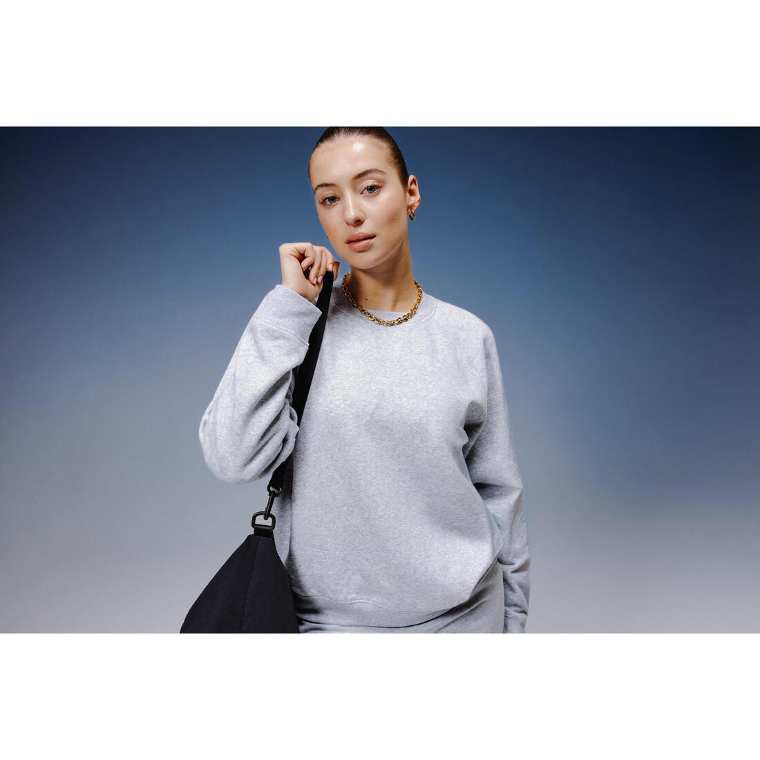 Sweat de fitness en molleton femme