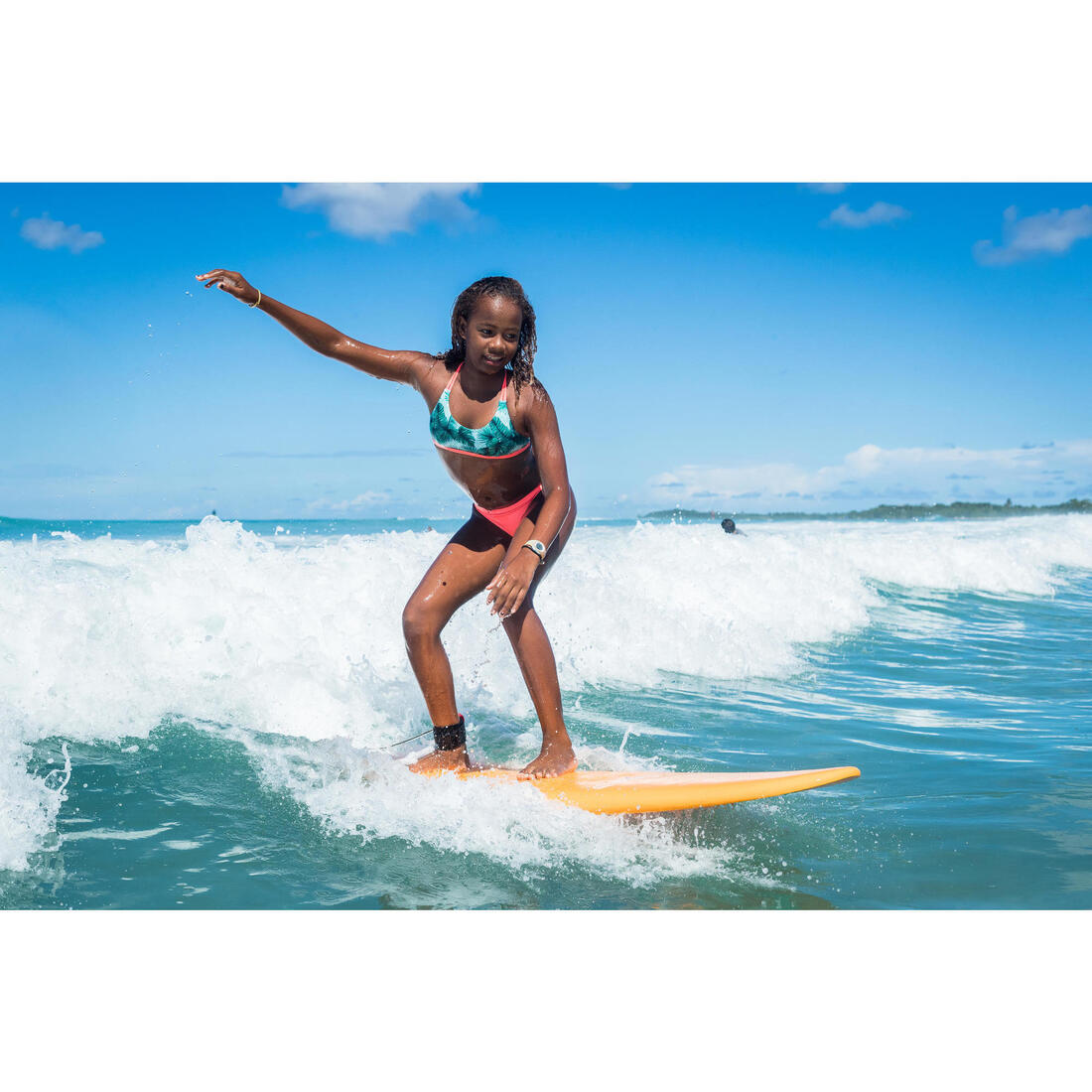 CULOTTE DE MAILLOT DE BAIN SURF FILLE MAEVA 500