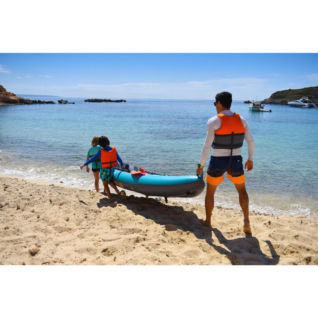 Gilet d'aide à la flottabilité ba 50 newtons dtc kayak stand up paddle dériveur