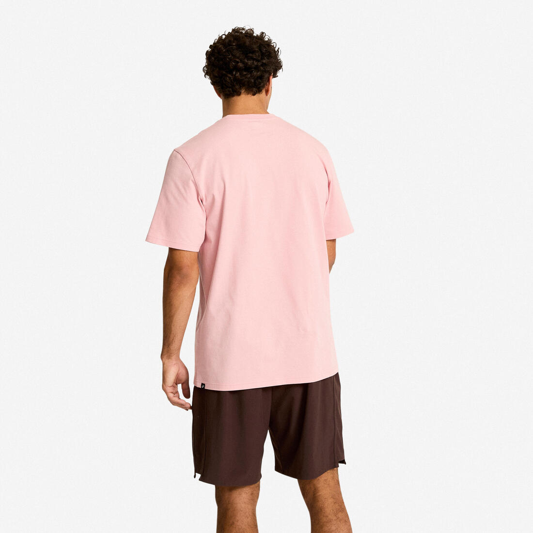 T-shirt fitness homme col rond manches courtes