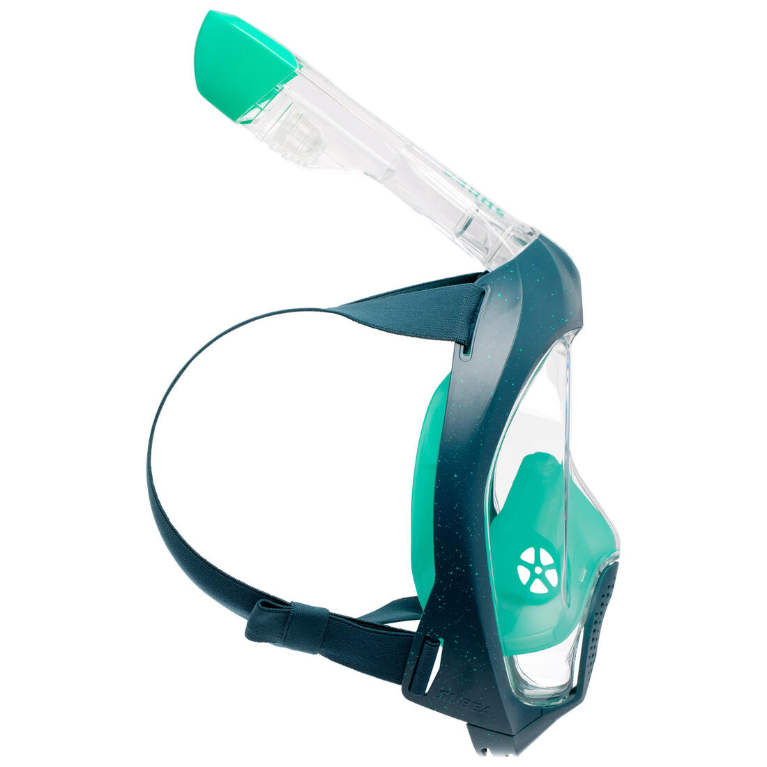 Masque snorkeling surface easybreath + avec valve acoustique > 10 ans - jungl