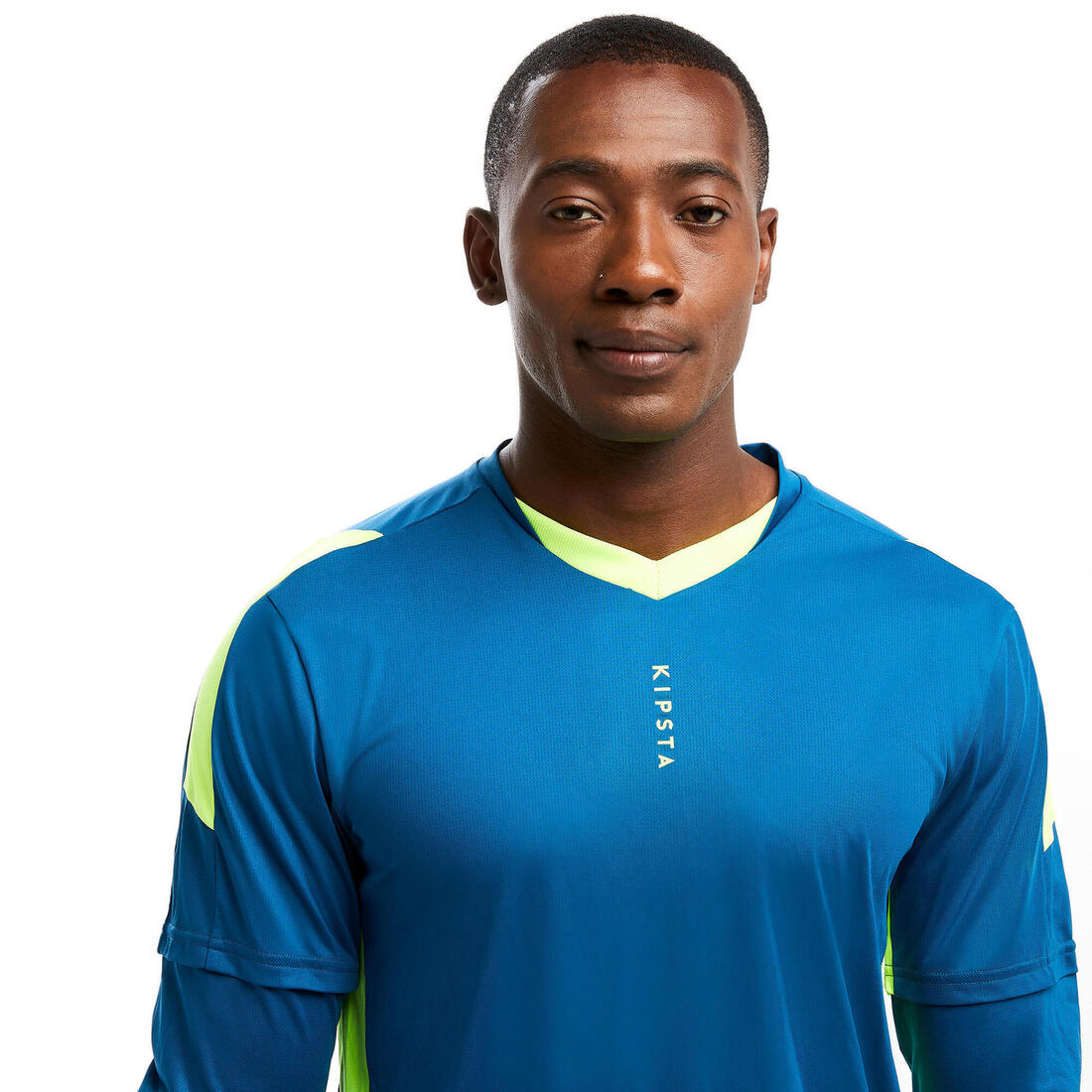 Maillot de gardien de but adulte F500 bleu