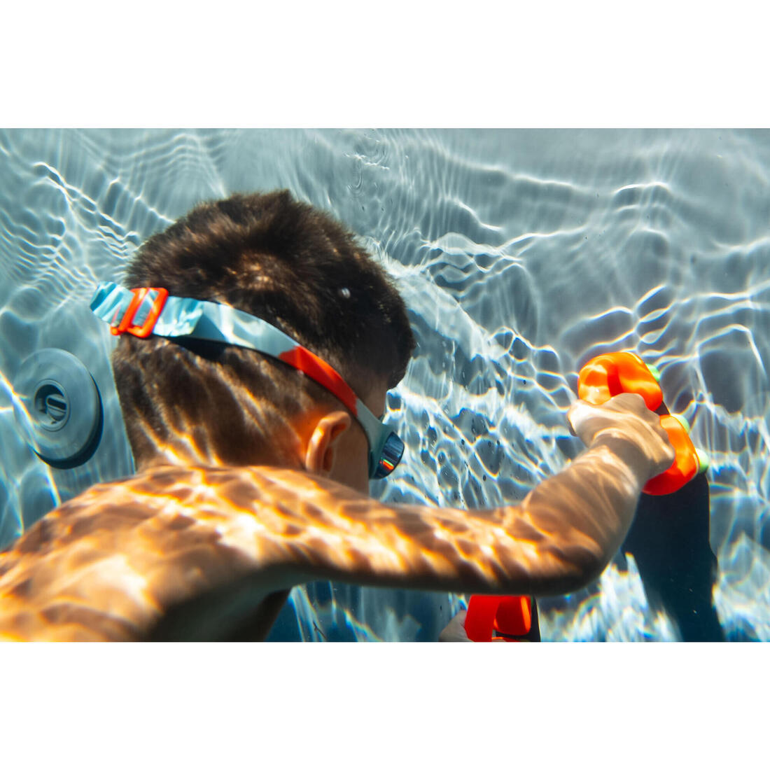 Matériel aquatique, poignées ventouses ticrawl pour apprentissage de l'immersion