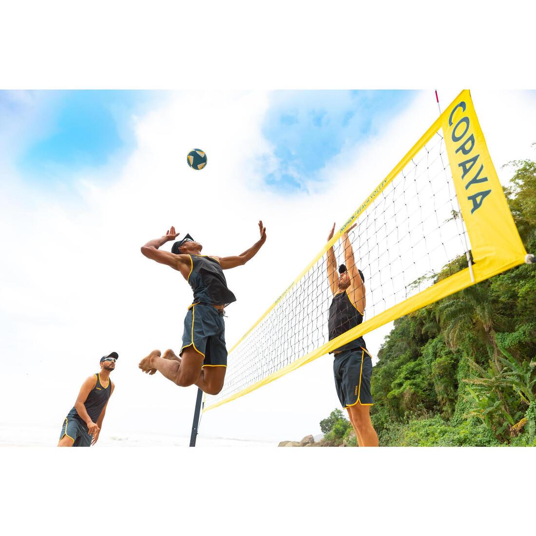 Filet de beach-volley aux dimensions officielles bvn900